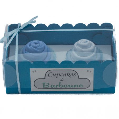 Gâteaux de bavoirs : Bleu pour cadeau insolite cadeau naissance