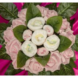 Bouquet Baby Shower fille