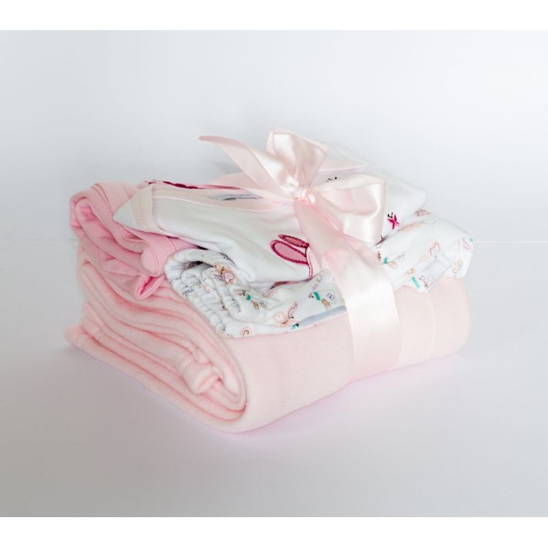 Coffret Naissance Fille - Cadeau Personnalisé Chouette Rose - CréaFlo