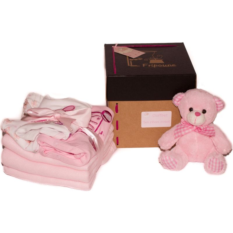 Babirose coffret bébé rose