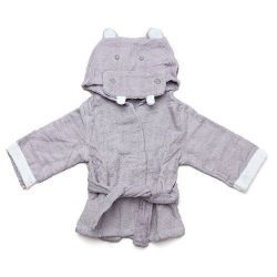 Peignoir bébé personnalisé : Hippopotame