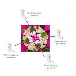 Bouquet de chaussettes : MAMAN