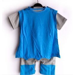 Ensemble Super Héro gris