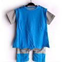 Ensemble Super Héro gris