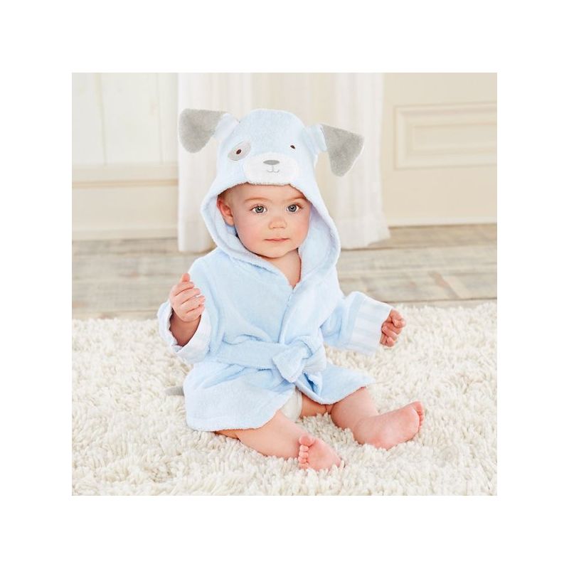 Sortie de bain CHIOT BLEU pour bébé Sortie de bain CHIOT BLEU pour bébé