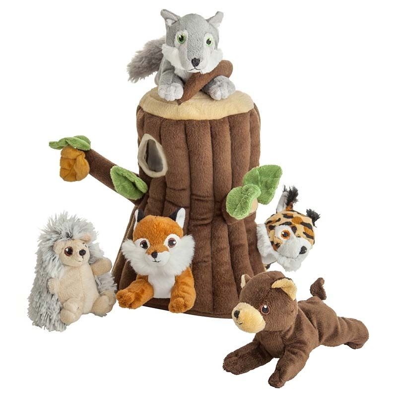 Ensemble cadeau naissance : Peluches amis de la forêt Ensemble cadeau naissance : Peluches amis de la forêt