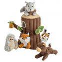 Ensemble cadeau naissance : Peluches amis de la forêt