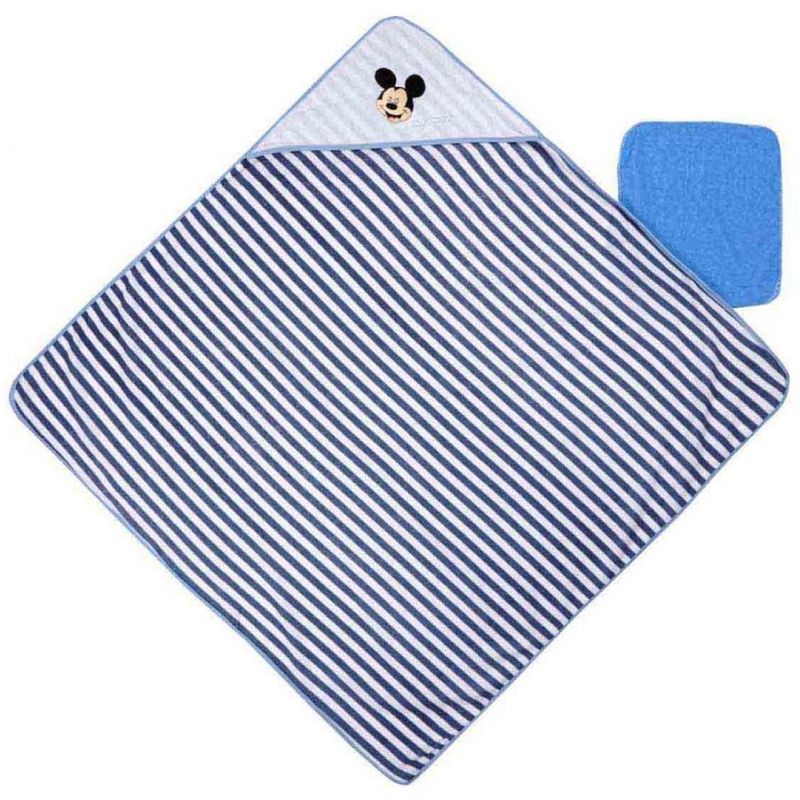 Cape de bain Mickey pour b b Coffret bain de b b Fripoune