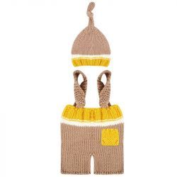 déguisement bébé Tenue en crochet : Marron