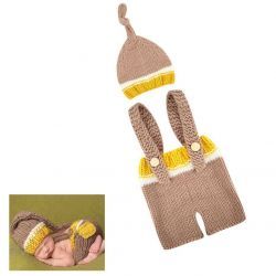 déguisement bébé Tenue en crochet : Marron