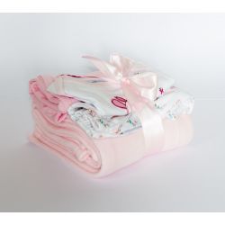 Ensemble du Coffret pour bébé "ses rêves roses"