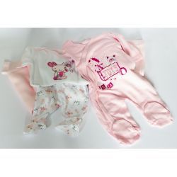 pyjama du Coffret pour bébé "ses rêves roses"