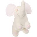 Peluche éléphant rose en coton organique
