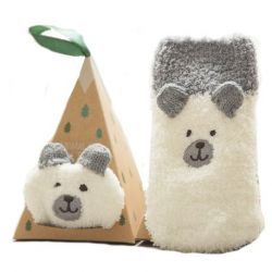 Boite chaussettes bébé : Ours