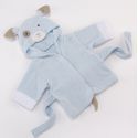 Sortie de bain CHIOT BLEU pour bébé
