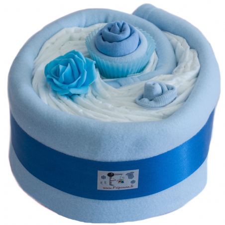 Gâteau de couches : Bébé Garçon babyshower Gâteau de couches : Bébé Garçon babyshower