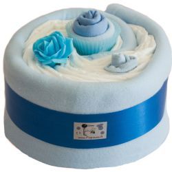 Gâteau de couches :  Bébé Garçon babyshower