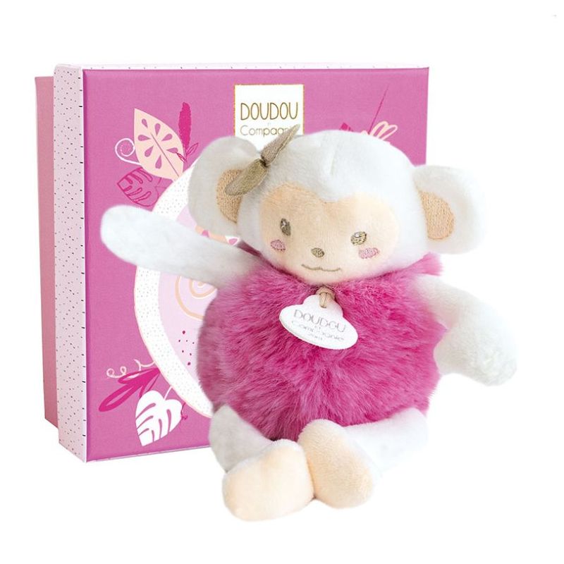 Doudou Minizoo Ouistiti Rose