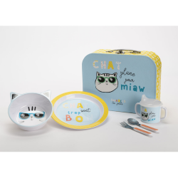 Valisette coffret repas bébé : Cha sent trop bo