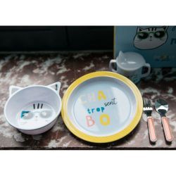 Valisette coffret repas bébé : Cha sent trop bo