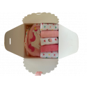 Coffret naissance pour la toilette de bébé : rose