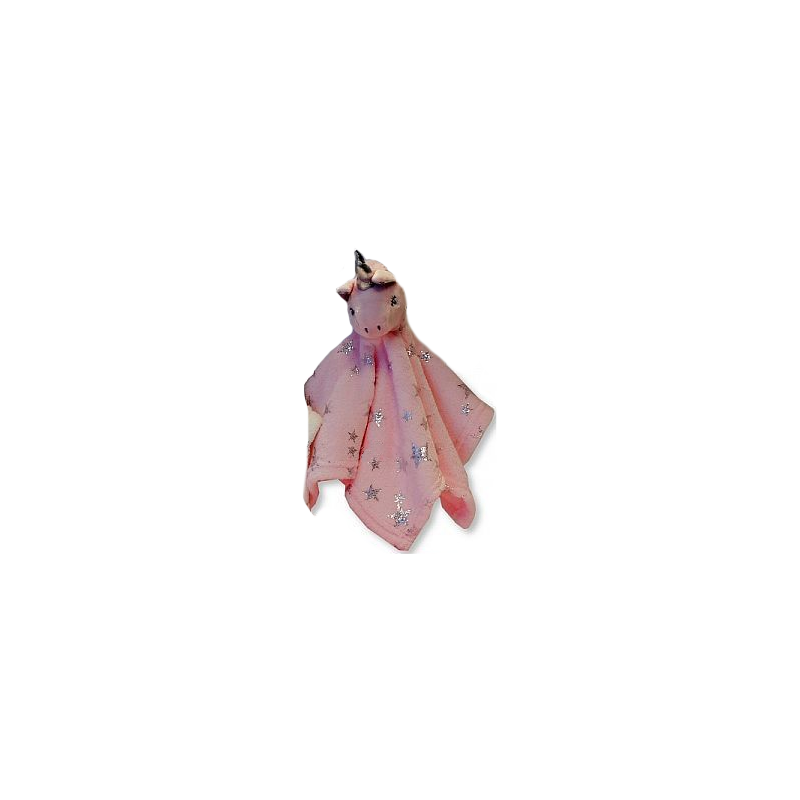 Doudou personnalisé licorne Rose Doudou personnalisé licorne Rose