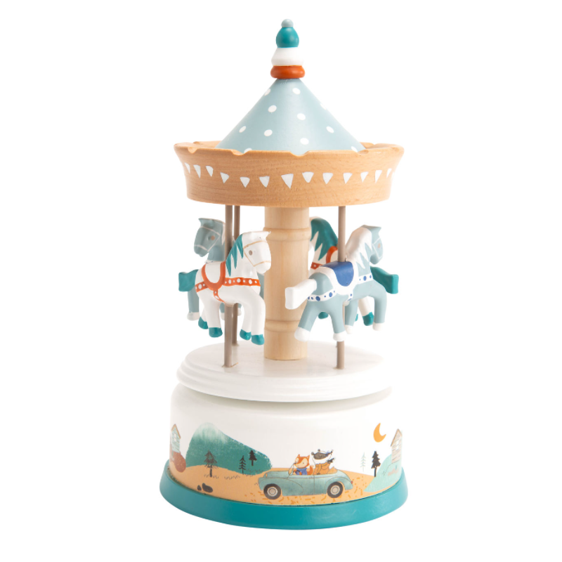 Boîte à musique : Carrousel musical montagne Boîte à musique : Carrousel musical montagne