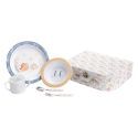 Valisette coffret cadeau repas bébé : hérisson