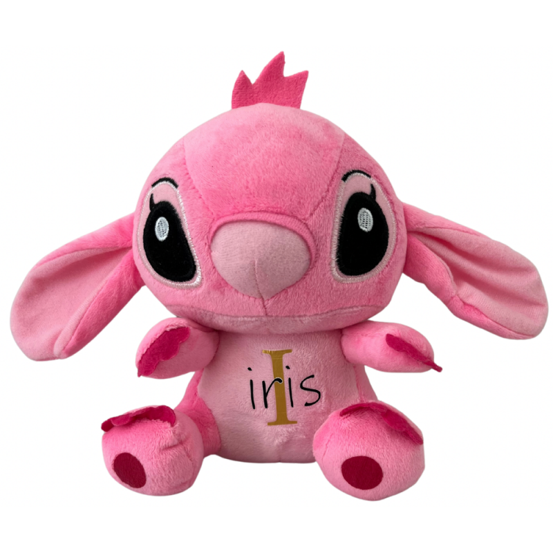 Peluche personnalisée Créature Rose, doudou prénom