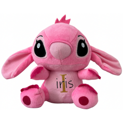 Peluche personnalisée : créature rose cadeau doudou pour bébé