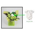 bouquet body naissance original vert