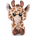 Peluche personnalisée 25cm : Girafe cadeau personnalisé pour bébé