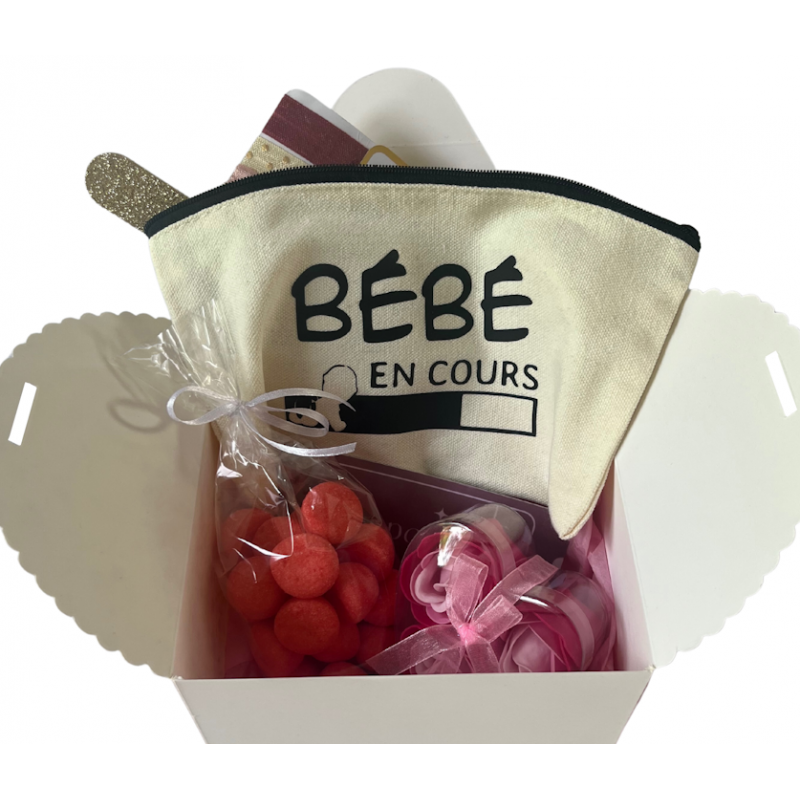 Box Femme enceinte pour la chouchouter, coffret naissance