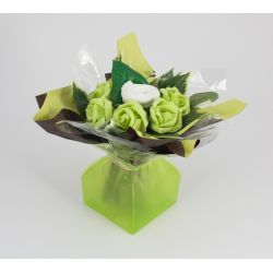 bouquet body naissance original vert