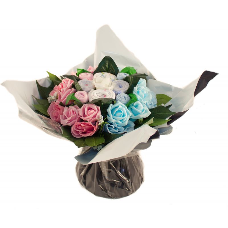 Bouquet de naissance pour jumeaux : jumelle/jumeau cadeau naissance