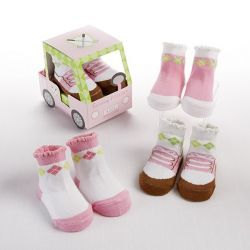 Voiturette chaussettes fille pour un cadeau insolite