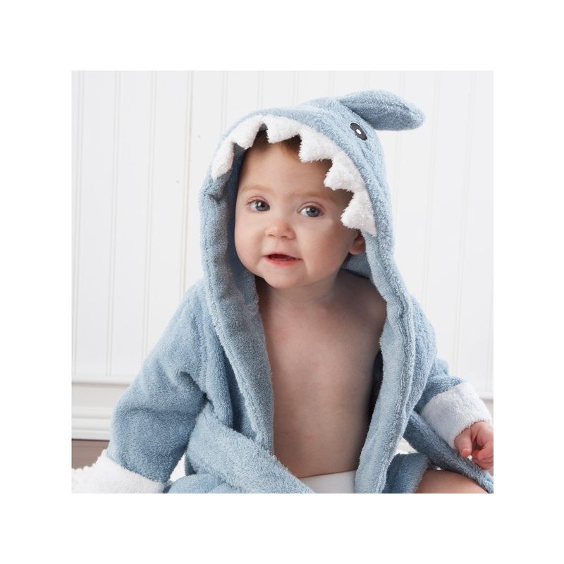 Sortie de bain pour bébé Requin bleu, Coffret naissance bain