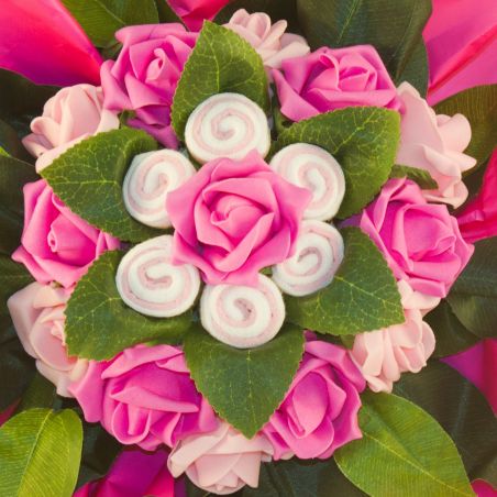 cadeau naissance Bouquet chaussettes bébé fille rose cadeau naissance Bouquet chaussettes bébé fille rose