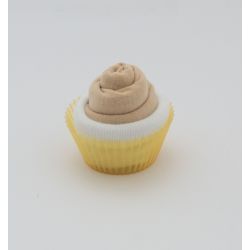 Gâteaux de bavoirs : cupcakes chocolat pour baby shower