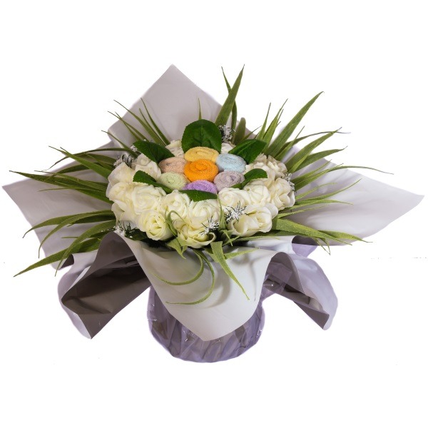 cadeau bouquet bavoir semaine