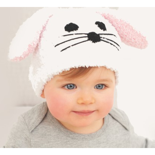 tricot bébé bonnet lapin