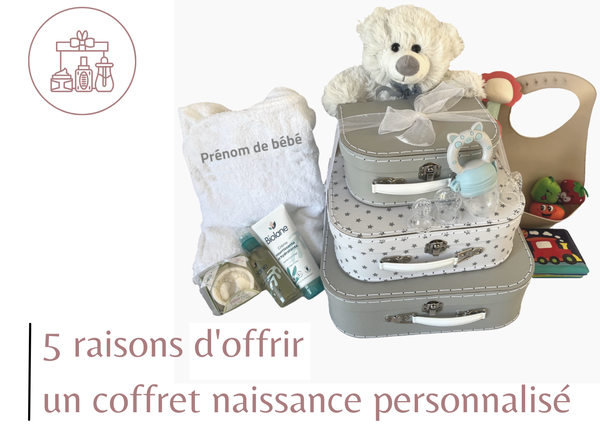 Cinq raisons d'offrir un coffret naissance personnalisé