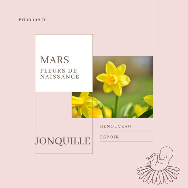 fleurs naissance de mars