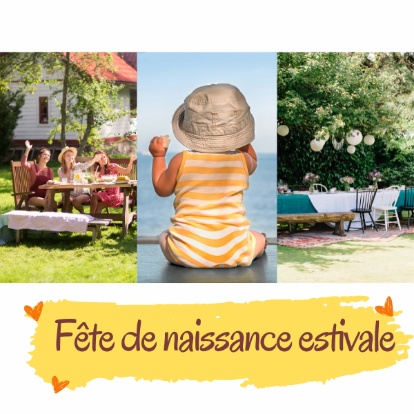 fête de naissance estivale