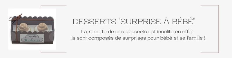 Idée Cadeau naissance original en illusion et aspect dessert gourmand | Fripoune