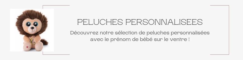 Peluche personnalisée au prénom de bébé | cadeau naissance personnalisé | Fripoune