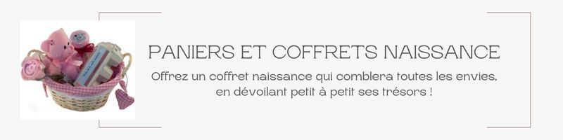 Panier de naissance rempli de surprises | coffret naissance | Fripoune