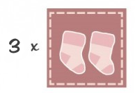 Voiturette de chaussettes : bébé garçon